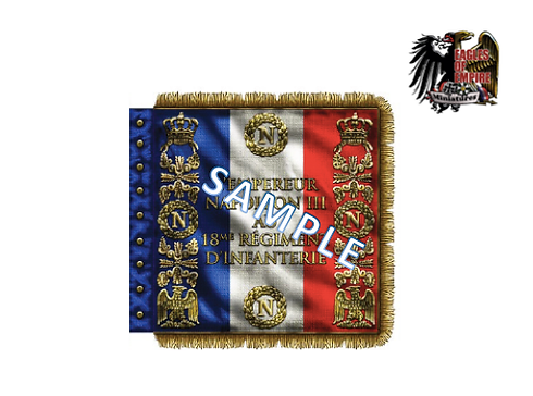 Regimental Flag of the French 18th Line Infantry